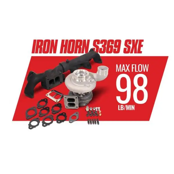 BD Diesel Iron Horn 5.9L Turbo Kit S369SXE/80 0.91AR Dodge 03-07 image 3
