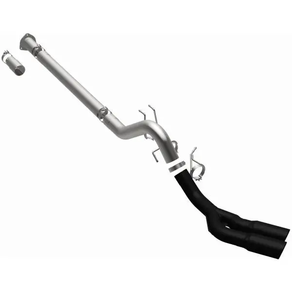 MagnaFlow 08-18 Ford F-250/F-350/F-450 4.6L/6.7 DPF-Back Black 4in Dual Single Rear Exit image 2