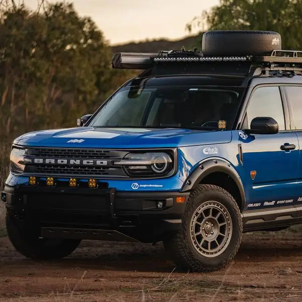 Baja Designs 21+ Ford Bronco Sport Squadron Sport Spot LED Light Pods - Clear image 2