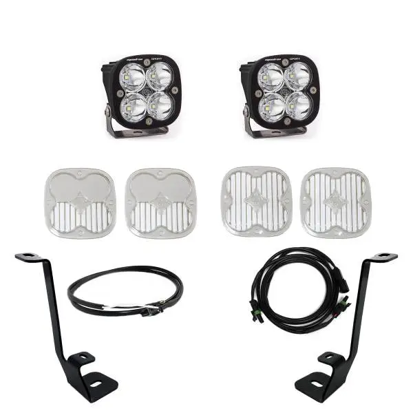Baja Designs 2021+ Ford F150 A Pillar Kit Squadron Sport Spot with Upfitter