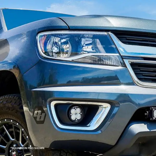Baja Designs 15-19 Chevrolet Colorado / Silverado 2500HD/3500HD Squadron Sport Fog Pocket Kit image 2