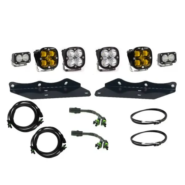 Baja Designs 17-18 F-150 Raptor Fog Light & Sportsmen Fog Pocket Kit - Amber image 2