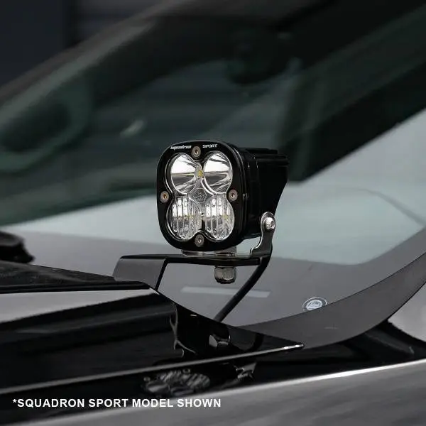 Baja Designs 19-22 GMC Sierra 1500 Squadron Pro A-Pillar Light Kit image 2
