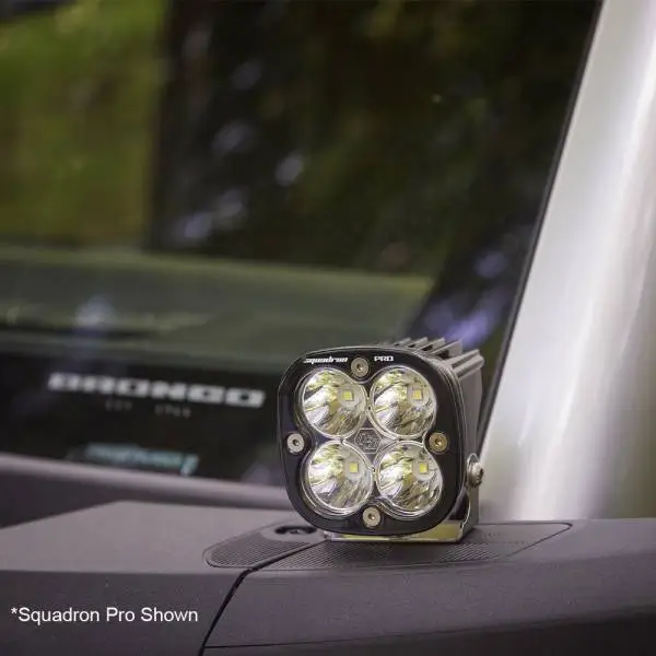 Baja Designs 2021+ Ford Bronco A Piller Light Kit Squadron Sport Spot image 2