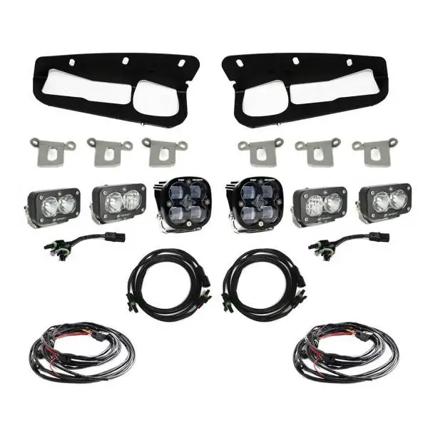 Baja Designs 2021+ Ford Bronco Clear SAE Fog Pocket Kit