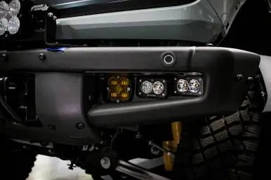 Baja Designs 2021+ Ford Bronco Amber SAE Fog Pocket Kit image 2