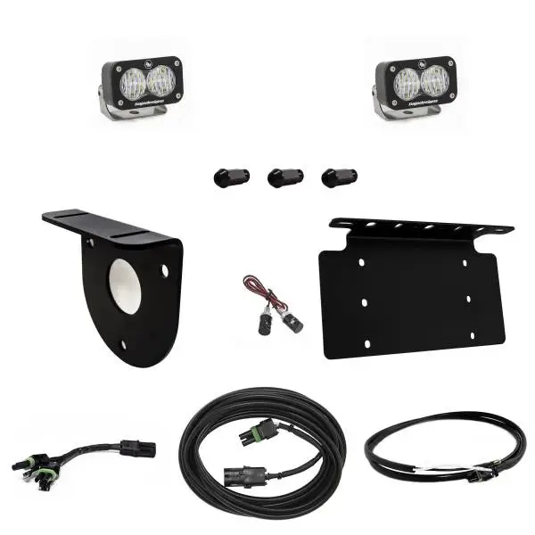 Baja Designs 2021+ Ford Bronco Dual S2 Sport W/C Reverse Kit w/Lic Plate w/Upfitter
