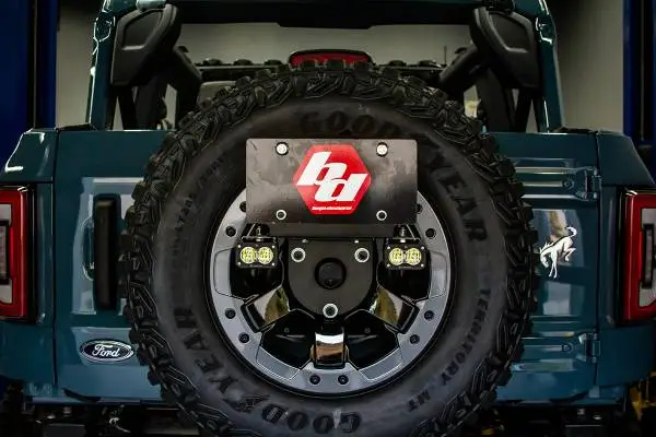Baja Designs 2021+ Ford Bronco Dual S2 Sport W/C Reverse Kit w/Lic Plate w/Upfitter image 2