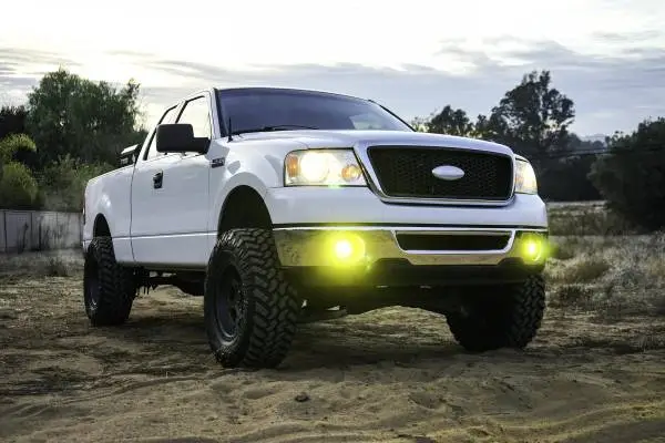 Baja Designs 06-14 Ford F-150 / 07-13 Toyota Tundra Squadron Sport Fog Pocket Kit - Amber image 2