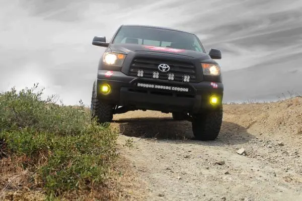 Baja Designs 06-14 Ford F-150 / 07-13 Toyota Tundra Squadron Sport Fog Pocket Kit - Amber image 3
