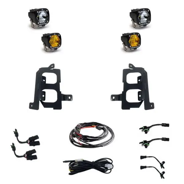 Baja Designs 2020+ GMC 2500/3500 Fog Pocket Kit