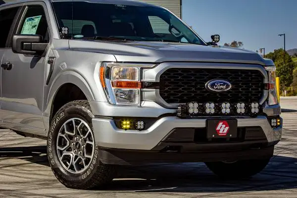 Baja Designs 2021+ Ford F-150 Sport Series Fog Pocket Kit - Amber image 2