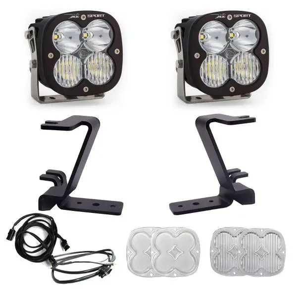 Baja Designs 2023+ Ford F-250/350 Super Duty XL Sport A-Pillar Light Kit w/ Upfitter
