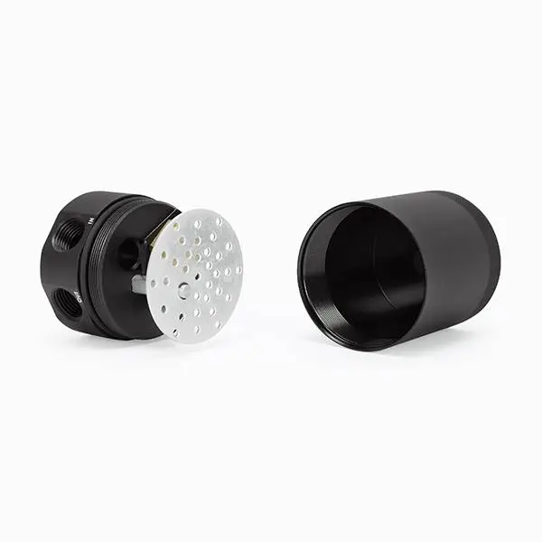 Mishimoto 11-14 Ford F-150 V8 Baffled Oil Catch Can - Black image 6