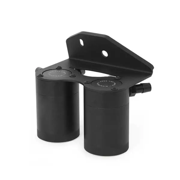 Mishimoto 18+ Ford F-150 2.7L EcoBoost Baffled Oil Catch Can Kit - Clear image 2
