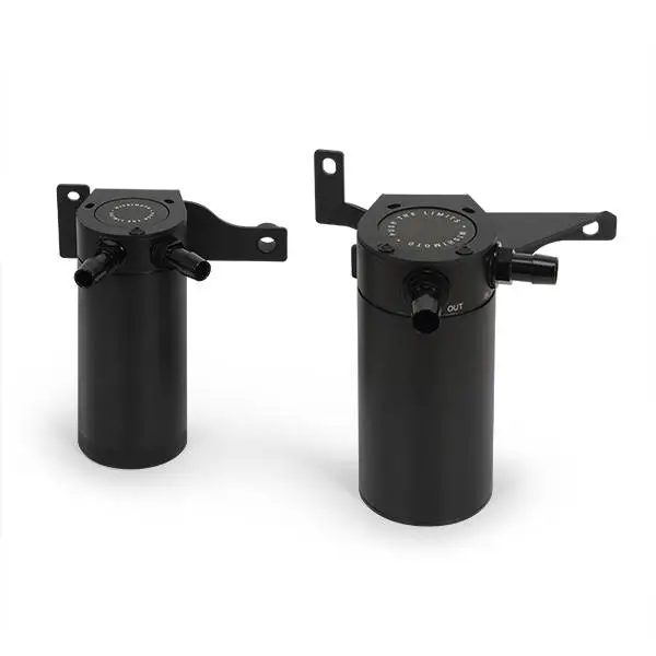 Mishimoto 11-14 Ford F-150 EcoBoost 3.5L Baffled Oil Catch Can Kit - Black image 2
