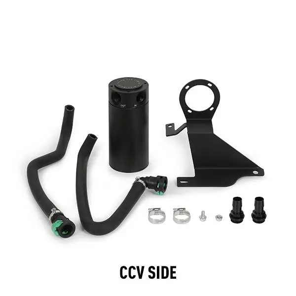 Mishimoto 11-14 Ford F-150 EcoBoost 3.5L Baffled Oil Catch Can Kit - Black image 5