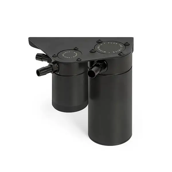 Mishimoto 15-16 Ford F-150 EcoBoost 3.5L Baffled Oil Catch Can Kit - Black image 4
