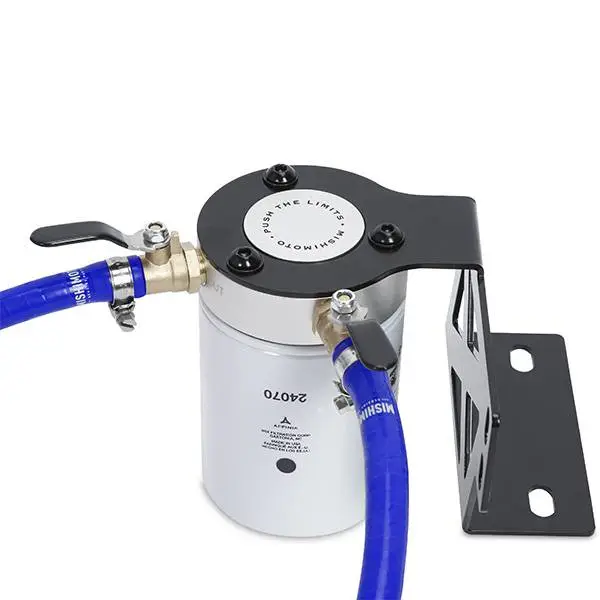Mishimoto 08-10 Ford 6.4L Powerstroke Coolant Filtration Kit - Blue image 3