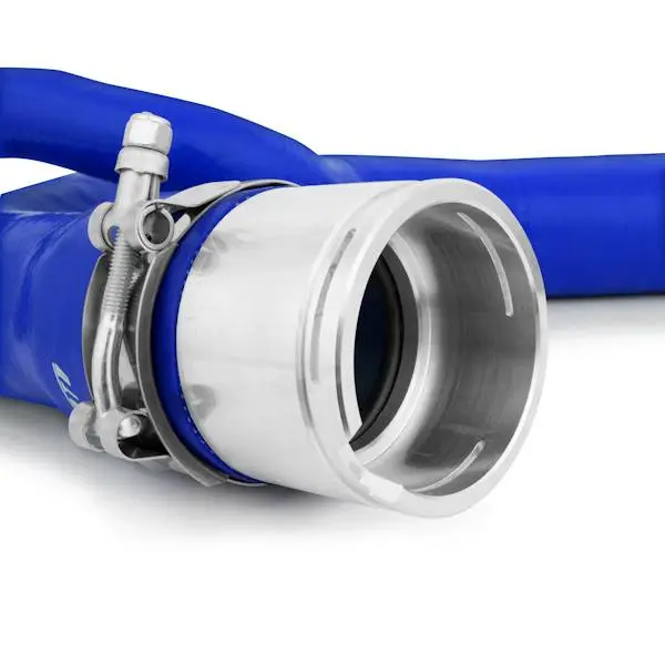 Mishimoto 06-10 Chevy Duramax 6.6L 2500 Blue Silicone Hose Kit image 4