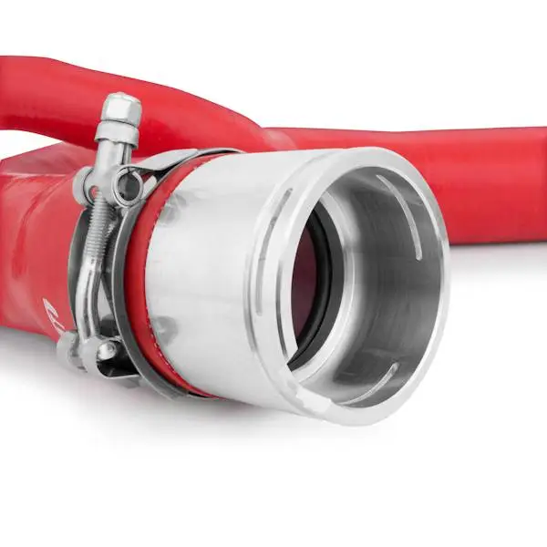 Mishimoto 06-10 Chevy Duramax 6.6L 2500 Red Silicone Hose Kit image 5