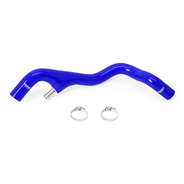 Mishimoto 05-07 Ford F-250/F-350 6.0L Powerstroke Lower Overflow Blue Silicone Hose Kit image 2