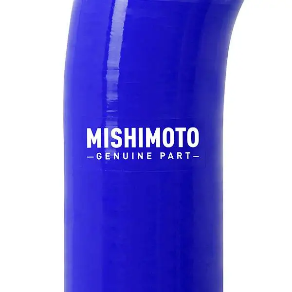 Mishimoto 05-07 Ford F-250/F-350 6.0L Powerstroke Lower Overflow Blue Silicone Hose Kit image 3