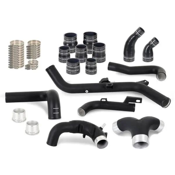 Mishimoto 21+ Bronco 2.7L Intercooler Pipe Kit Micro Wrinkle Black image 2