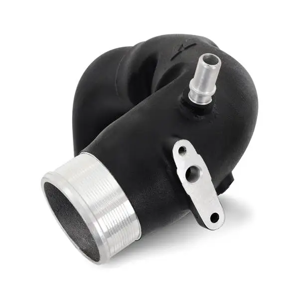 Mishimoto 2021+ Ford Bronco 2.7L High-Mount Intercooler Pipe Upgrade Kit - Wrinkle Black image 3