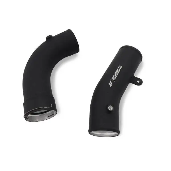 Mishimoto 17-19 GM 6.6L L5P Cold-Side Pipe and Boot Kit Wrinkle Black image 2
