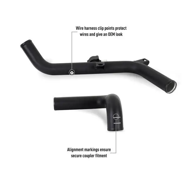Mishimoto 21+ Bronco 2.7 Stock Location INT Kit MWBK Pipes BK Cooler image 7
