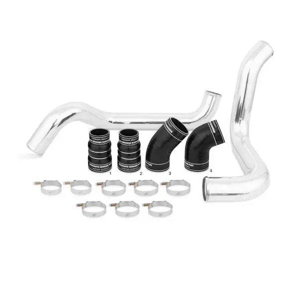 Mishimoto 02-04.5 Chevrolet 6.6L Duramax Intercooler Kit w/ Pipes (Black) image 6