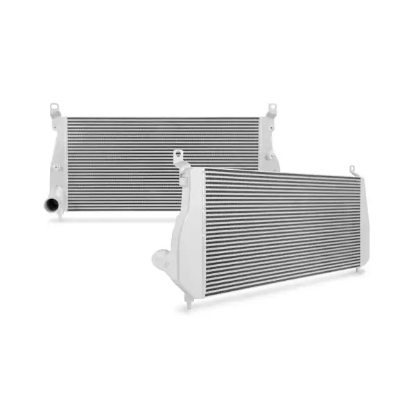 Mishimoto 02-04.5 Chevrolet 6.6L Duramax Intercooler Kit w/ Pipes (Silver) image 2