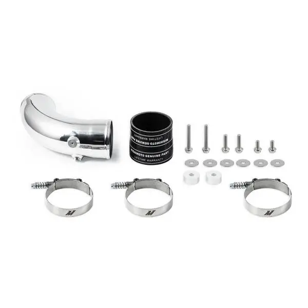 Mishimoto 17-19 GM L5P Duramax Intercooler Kit - Silver w/ Polished Pipes image 8