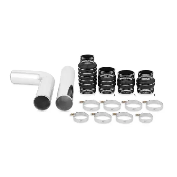Mishimoto 03-07 Dodge 5.9L Cummins Intercooler Kit w/ Pipes (Silver) image 6