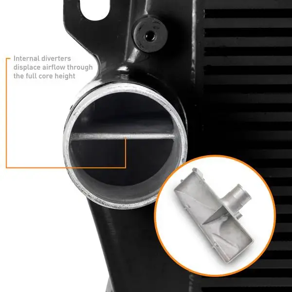 Mishimoto 2019+ Ram 6.7L Cummins Intercooler Kit BK Cooler P Pipes image 9