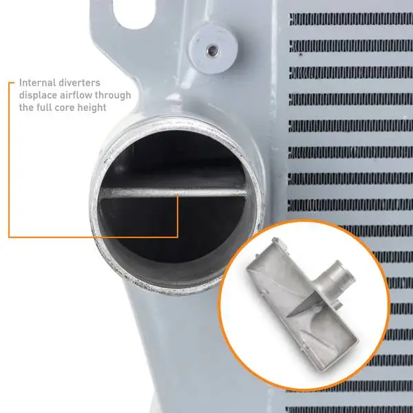 Mishimoto 2019+ Dodge Ram 6.7L Cummins Intercooler Kit / SL Cooler - P Pipes image 8
