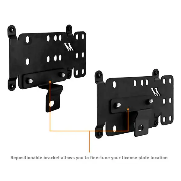 Mishimoto 2022+ Ford Bronco Capable Bumper License Plate Relocation image 4