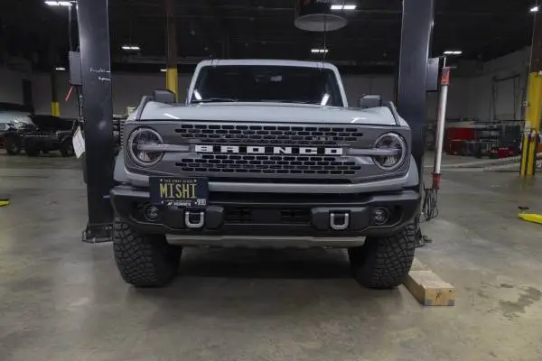 Mishimoto 2022+ Ford Bronco Capable Bumper License Plate Relocation image 6