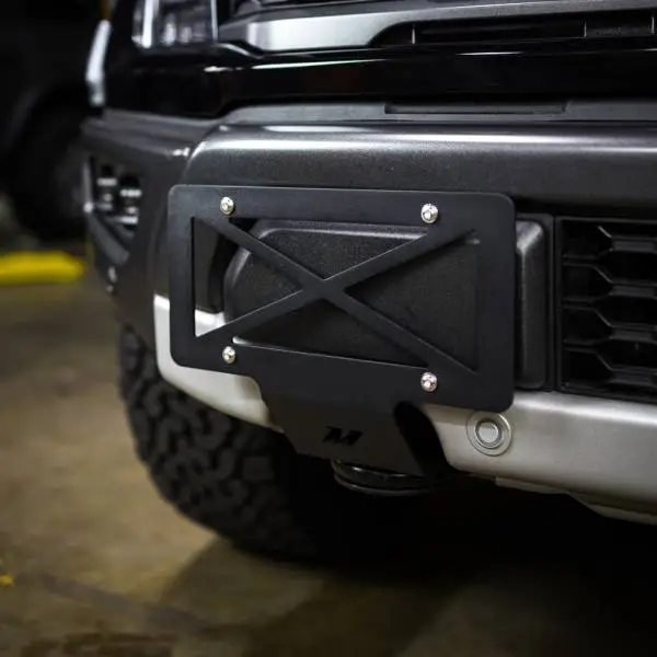 Mishimoto 2015+ Ford F-150 Tow Hook License Plate Relocation Bracket image 4