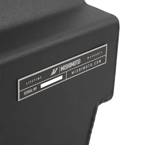 Mishimoto 11-19 Ford 6.7L Powerstroke Aluminum Degas Tank - Micro-Wrinkle Black image 4