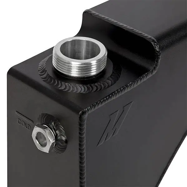 Mishimoto 99-03 Ford 7.3L Powerstroke Aluminum Degas Tank - Micro-Wrinkle Black image 6