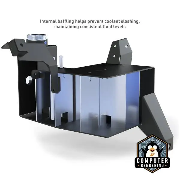 Mishimoto 2019+ Ram 6.7L Cummins Expansion Tank - Black image 22