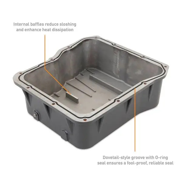 Mishimoto 01-19 Duramax Allison A1000 Transmission Pan Cast GR image 7