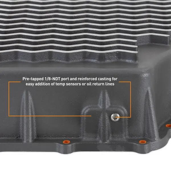 Mishimoto 2011+ Powerstroke 6R140 Transmission Pan - Cast - GR image 7