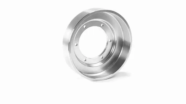 Fleece Performance 03-12 Dodge 2500/3500 Cummins Fan Drive Pulley (Bare Aluminum Finish) image 2