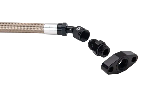 Fleece Performance Universal Cummins Turbo Drain Tube Kit (for 2nd Gen Swaps) image 4