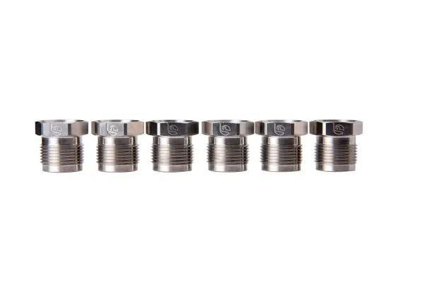 Fleece Performance 03-22 Dodge 2500/3500 5.9L/6.7L Stainless Steel Fuel Supply Tube Nuts image 4