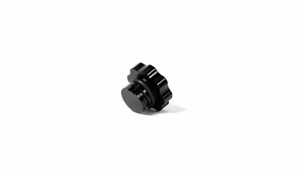 Fleece Performance 01-16 GM 2500/3500 Duramax Billet Oil Cap Cover - Black image 2