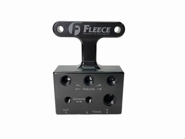 Fleece Performance 03-07 Dodge 5.9L / 07.5-09 6.7L Cummins 3rd Gen Fuel Distribution Block image 2